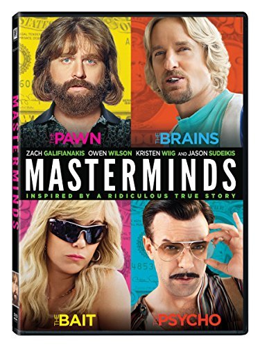 Masterminds/Galifianakis/Wiig/Wilson/Sudeikis/McKinnon@Dvd@Pg13