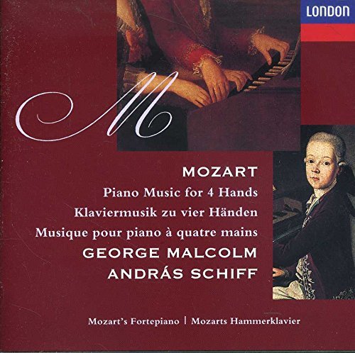 W.A. Mozart Piano Music For 4 Hands Schiff (pno) Malcolm (pno) 