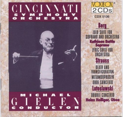 Strauss Lutoslawski Berg Metamorphosen Ct Double Lulu S Holliger*h. Holliger*u. Battle Gielen Cincinnati Sym Orch 