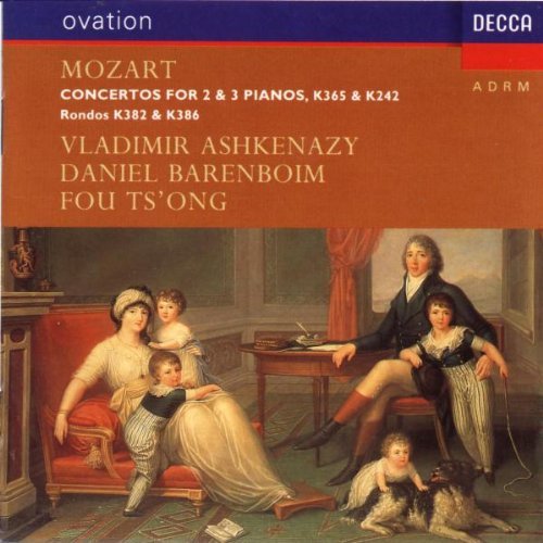 W.A. Mozart Con 2 Pnos Con 3 Pnos Rondos ( Ashkenazy Barenboim Ts'ong Eng Co 
