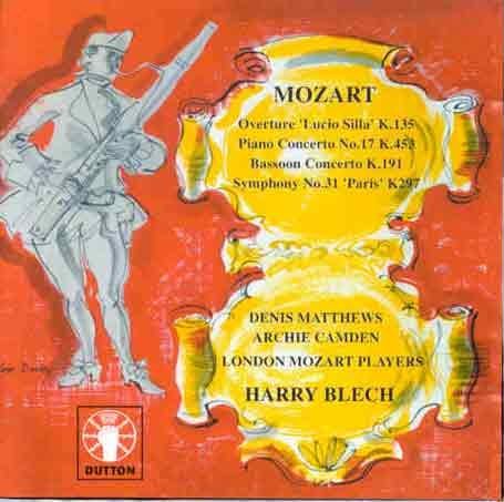 W.A. Mozart/Ovt Lucia Silla/Con Pno 17/Con@Matthews (Pno)/Camden (Bsn)@Blech/London Mozart Players
