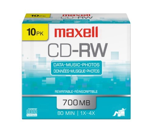 Cd-Rw 700 80 Min 1x-4x/10 Pack