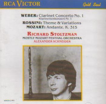 Richard Stoltzman/Weber: Clt Con 1; Mozart: Andante K31