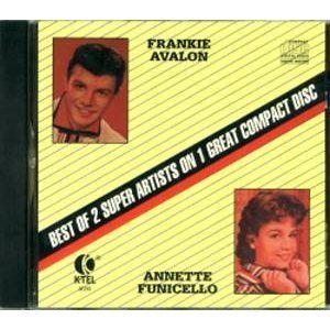 Avalon Funicello Best Of 2 Super Artists On 1 Compact Disc 