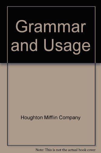 Houghton Mifflin Company/Grammar And Usage