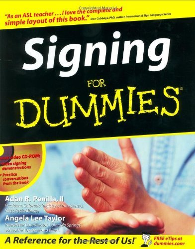 Adan R. Penilla Signing For Dummies [with Cdrom] 