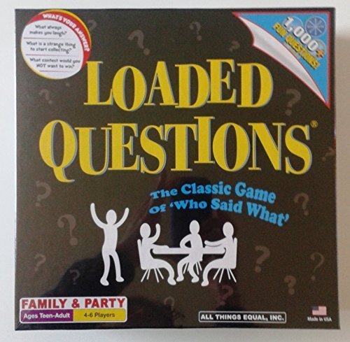 All Things Equal/Loaded Questions Board Game