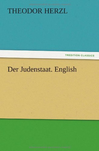 Theodor Herzl/Der Judenstaat. English