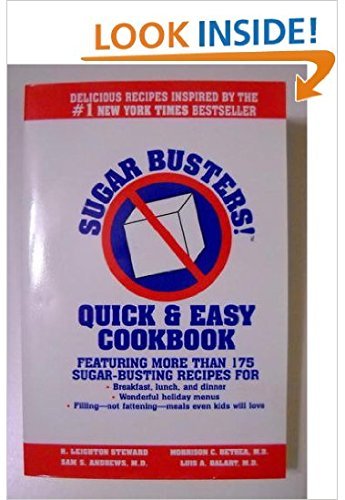 H Leighton Steward Sugar Busters Quick And Easy Cookbook 