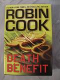 Robin Cook Death Benefit Double Day Large Print Home Library 