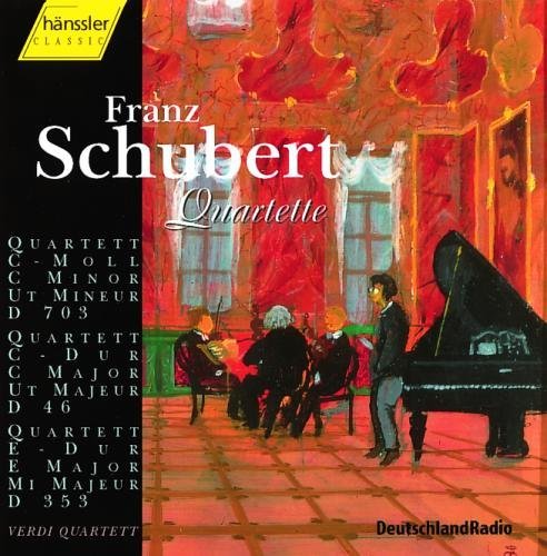 Franz Schubert Verdi Quartet / Quartett/Schubert: String Quartets D703, D46, D353