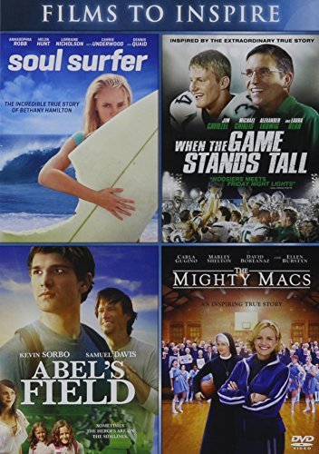 Abel's Field/Mighty Macs/Soul Surfer/When The Game Stands Tall/Films To Inspire@Dvd
