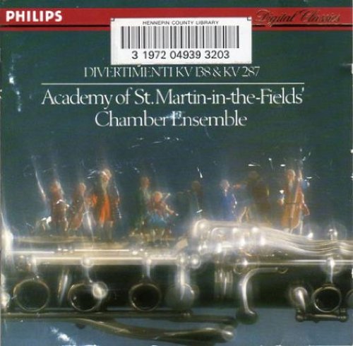 Wolfgang Mozart Academy Chamber Ensemble/Divertimenti, Kv 138 & Kv 287