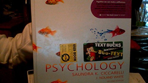 Saundra K. Ciccarelli Psychology 0 Edition; 