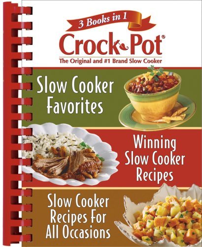 Publications International Rival Crock Pot 3 Books In 1 Slow Cooker Favorites Winning Slow 