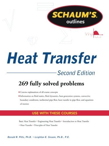 Donald Pitts Schaum's Outline Of Heat Transfer 2nd Edition 0002 Edition;revised 