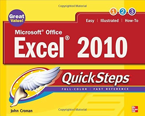 Cronan John Microsoft Office Excel 2010 Quicksteps 0002 Edition; 