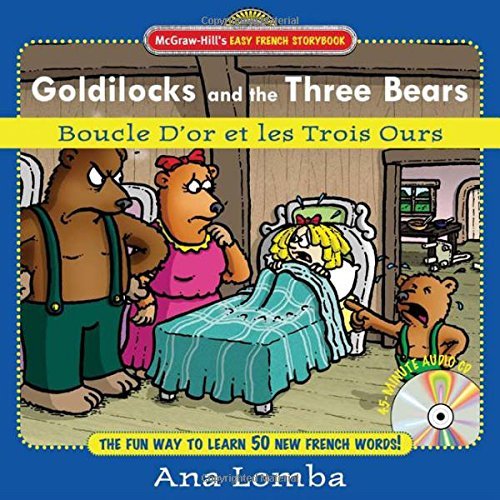 Ana Lomba/Easy French Storybook@ Goldilocks and the Three Bears(book + Audio CD):