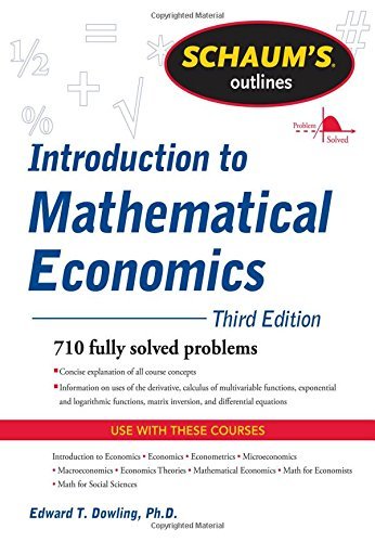 Dowling So Intro Math Econmcs 3e Rev 0003 Edition;revised 