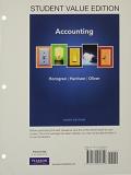 Charles T. Horngren Accounting Student Value Edition 0009 Edition; 