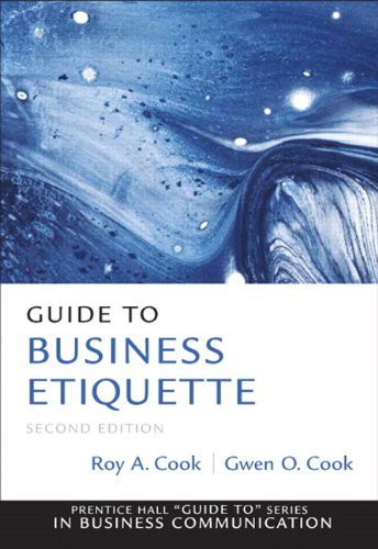 Gwen Cook Guide To Business Etiquette 0002 Edition; 