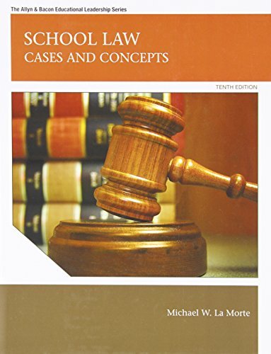 Michael Lamorte School Law Cases And Concepts 0010 Edition; 