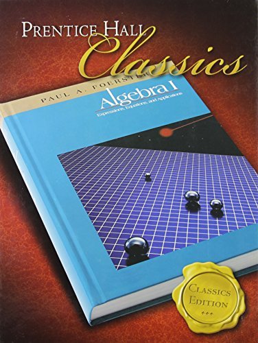 Paul Foerster Foerster Algebra 1 Student Edition (classics Editi Classic 