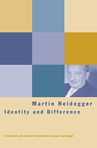 Martin Heidegger Identity And Difference 0002 Edition; 