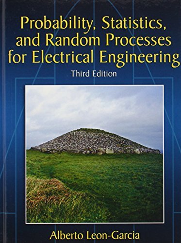 Alberto Leon Garcia Probability Statistics And Random Processes For 0003 Edition; 