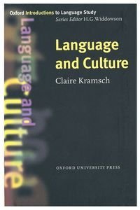 Claire Kramsch Language And Culture 