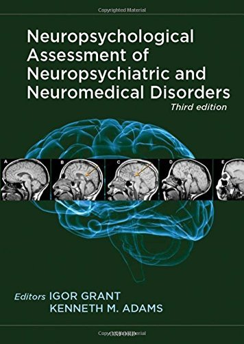 Igor Grant Neuropsychological Assessment Of Neuropsychiatric 0003 Edition; 