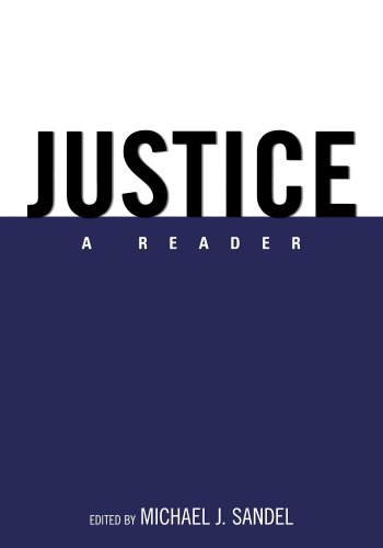 Michael J. Sandel Justice A Reader 