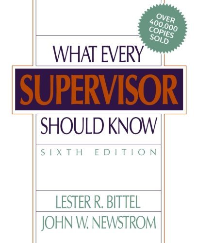 Bittel Pbs What Every Supv Should K 0006 Edition;revised 
