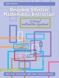 Marcy Stein Designing Effective Mathematics Instruction A Direct Instruction Approach 0004 Edition;revised 