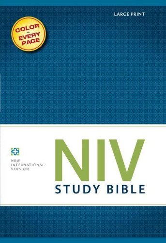 Zondervan Study Bible Niv Large Print Large Print 