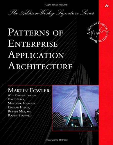 Martin Fowler Patterns Of Enterprise Application Architecture 