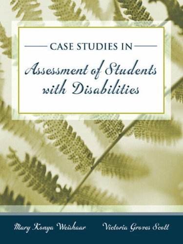 Mary Weishaar Cases In Special Education Assessment 