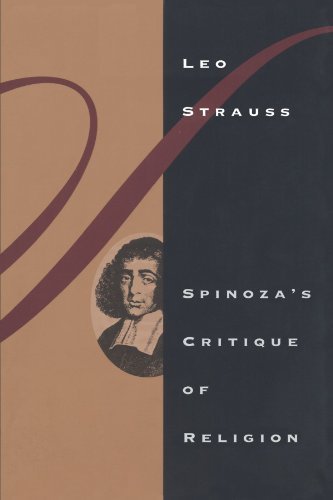 Leo Strauss Spinoza's Critique Of Religion 0002 Edition; 