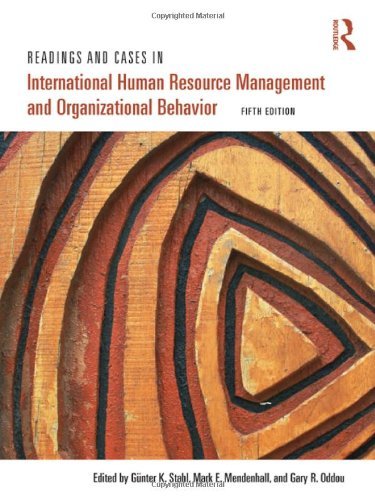 B. Sebastian Reiche Readings And Cases In International Human Resource 0005 Edition; 