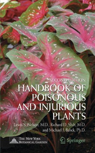 Lewis S. Nelson Handbook Of Poisonous And Injurious Plants 0002 Edition; 