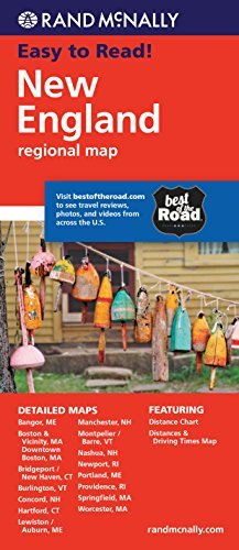 Rand Mcnally Rand Mcnally New England Regional Map 
