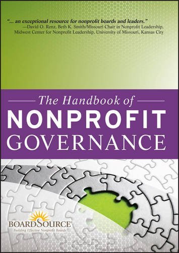 Boardsource The Handbook Of Nonprofit Governance 