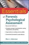 Marc J. Ackerman Essentials Of Forensic Psychological Assessment 0002 Edition; 
