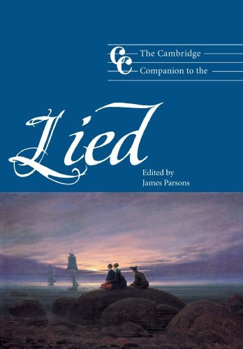 James Parsons The Cambridge Companion To The Lied 