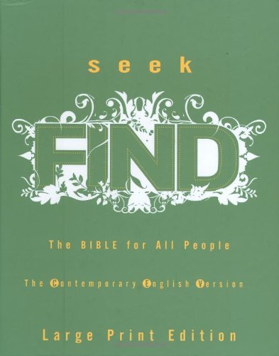 American Bible Society Seek Find Cev Large Print The Bible For All People Large Print 