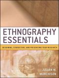 Julian M. Murchison Ethnography Essentials Designing Conducting And Presenting Your Resear 