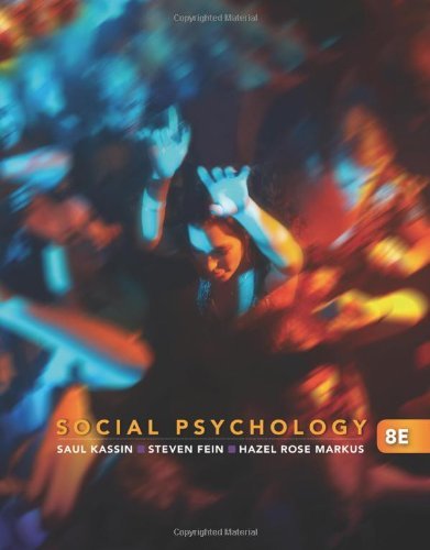 Saul Kassin Social Psychology 0008 Edition; 