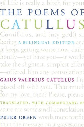 Gaius Valerius Catullus The Poems Of Catullus 
