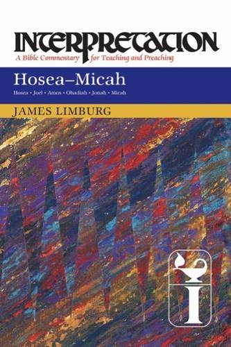 James Limburg Hosea Micah 