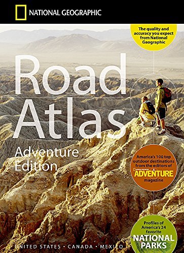 National Geographic Maps/National Geographic Road Atlas 2021@Adventure Edition [United States, Canada, Mexico]@2021 EDITION;Adventure